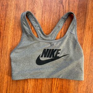 Gray Nike Sports Bra